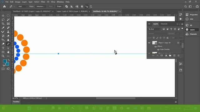 Graphic Design From Rotated Rays | Basic Photoshop смотреть онлайн
