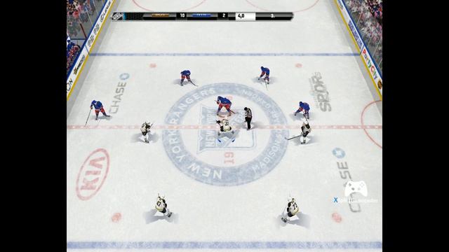 NHL 09 - Rangers - Boston playoff смотреть онлайн