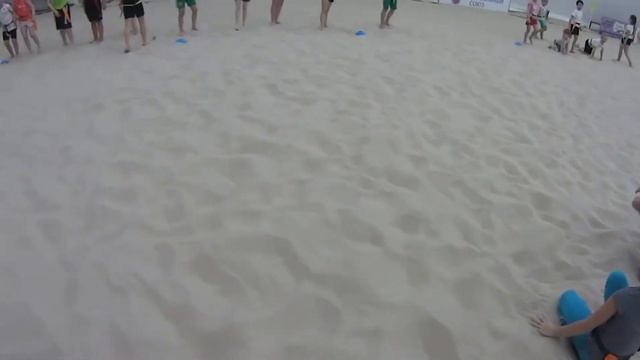 Детское регби на песке. Занятие с Анной Минисламовой. РК Химки. Rugby for kids. смотреть онлайн