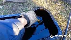 2107 замена прокладки поддона картера не снимая двигателя