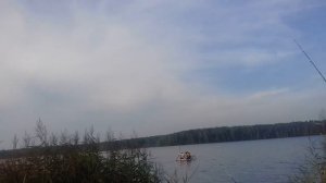 Плот из канализационных труб