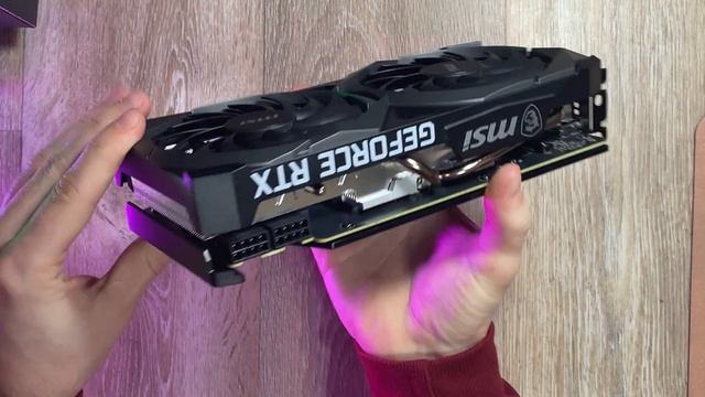 MSI RTX 3060ti 8GB GDDR6X 2 0C Видеокарта GPU 2022