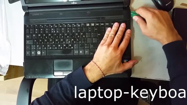 Fujitsu AH530 AH531 NH751 Keyboard Replacement - Αλλαγή πληκτρολογίου Fujitsu Lifebook AH530