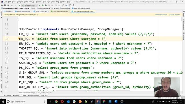 Spring Security - Lesson 3 - UserDetailsManager and PasswordEncoder смотреть онлайн