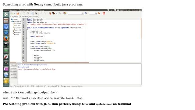Ubuntu: Cannot build Java programs in Geany Editor? смотреть онлайн