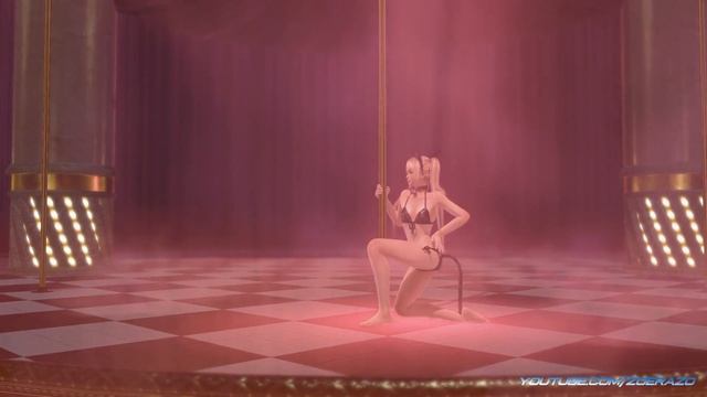 DEAD OR ALIVE Xtreme 3, Marie Rose Pole Dance Secret Ticket (Neko Swimsuit) смотреть онлайн