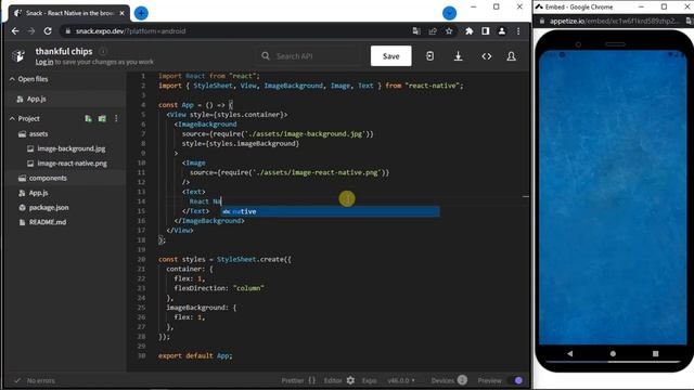 Como Usar Imagem de Fundo no React Native смотреть онлайн