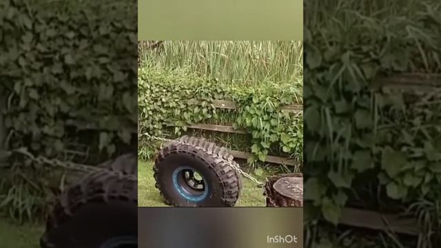 Выкорчёвывание пня с помощью колеса. #shorts #выкорчёвываниепня #PRORUKI #лайфхак #kaizen #repost смотреть онлайн