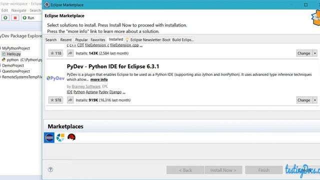 Uninstall PyDev plugin from Eclipse смотреть онлайн