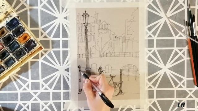 How to draw a bike easily (pen) Как нарисовать велосипед легко ( ручка) смотреть онлайн