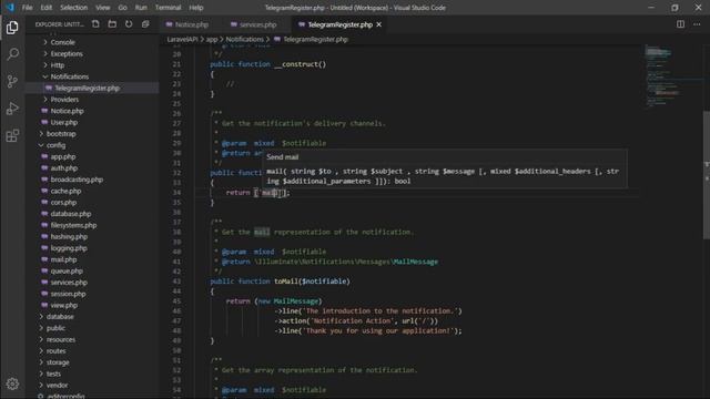 Laravel Notification Channels Telegram