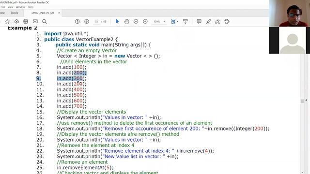 JAVA: Vector Class and Stack Class смотреть онлайн