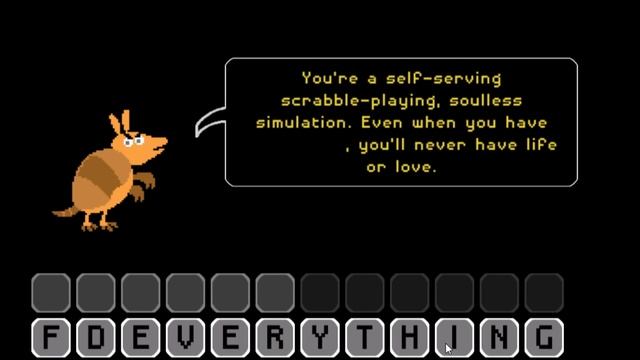 You Lose. A good day, Sir. - Clever & Surprising Word-Based Puzzle Game with a Very Angry Armadillo смотреть онлайн