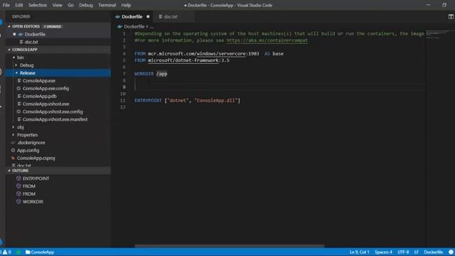 host .net framework in Docker смотреть онлайн