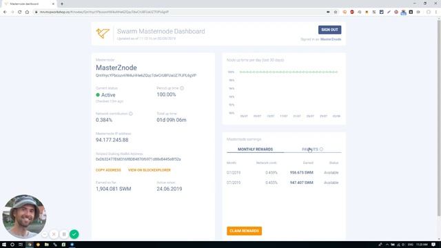 Claiming your Swarm Masternode Rewards смотреть онлайн