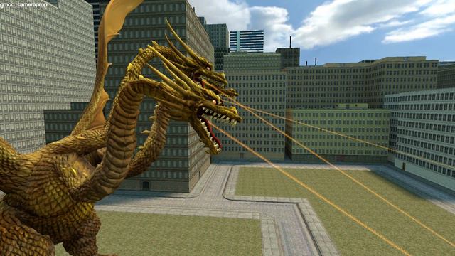 Garry's Mod King Ghidorah Gravity Beams Test смотреть онлайн