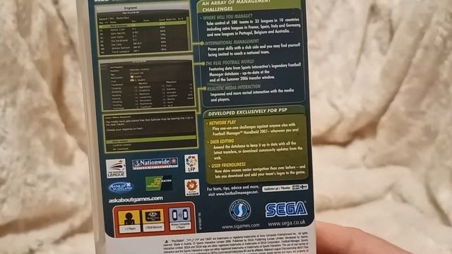 GBR #188 - Football Manager Handheld 2007 (PSP) смотреть онлайн