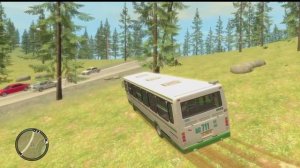 ГТА 4 КРИМИНАЛЬНАЯ РОССИЯ - РАБОТАЮ НА АВТОБУСЕ в ГТА 4