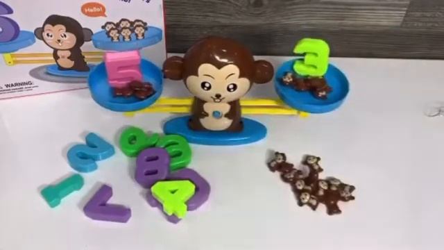 Весы детские Обезьянка математические смотреть онлайн