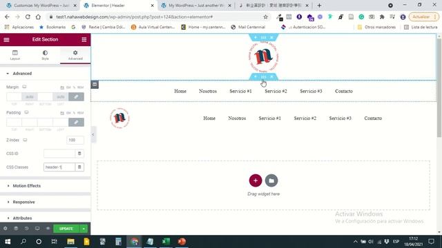 Custom header cuando scroll en Wordpress y Elementor - PASO A PASO смотреть онлайн