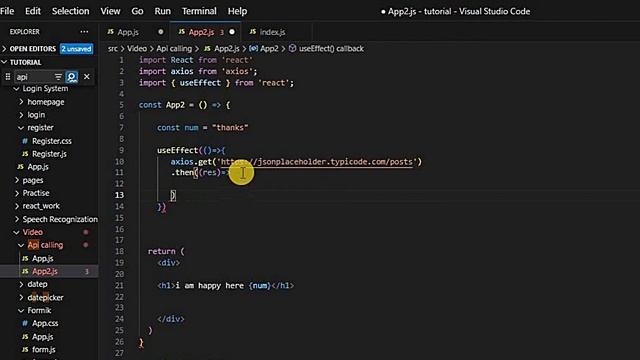 Api Calling In React Js | Fetch Data | part-11 смотреть онлайн