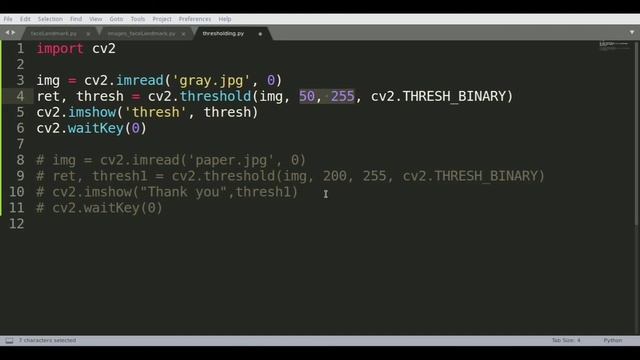 OpenCV Tutorial Part-6 : Understanding Threshold Effect in OpenCV using Python -with code смотреть онлайн
