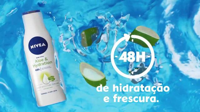 Loção corporal NIVEA Aloe para uma pele saudável e hidratada смотреть онлайн