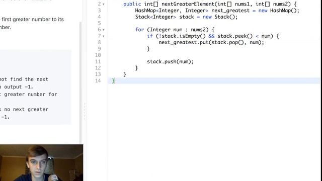 LeetCode Next Greater Element I Solution Explained - Java смотреть онлайн