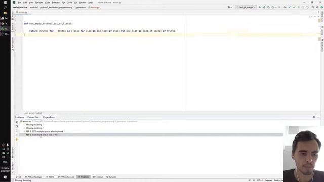 Как включить проверку кода в PyCharm