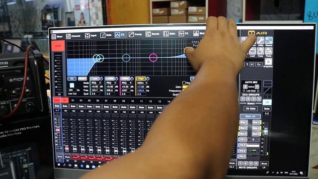 Polarity Input Digital Mixer MIDAS MR18 Kirim Ke Sragen