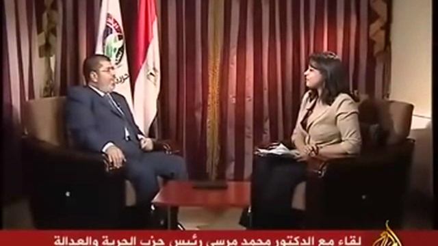 حوار الدكتور محمد مرسى على الجزيرة مباشر 12-10 ج1 смотреть онлайн