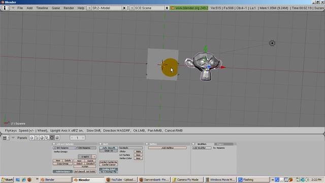 Ira Krakow's Camera Fly Mode Blender 2.49b Tutorial смотреть онлайн