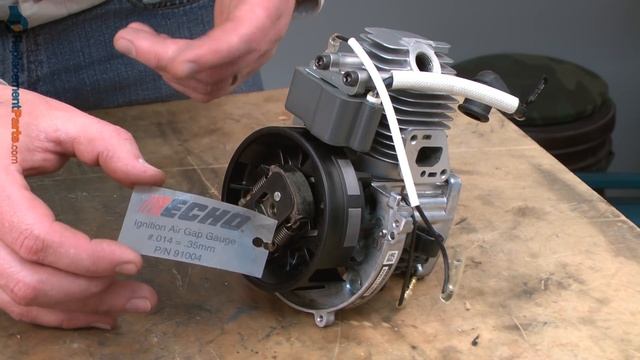 Trimmer Repair - Replacing the Flywheel (Echo Part # A409000210) смотреть онлайн