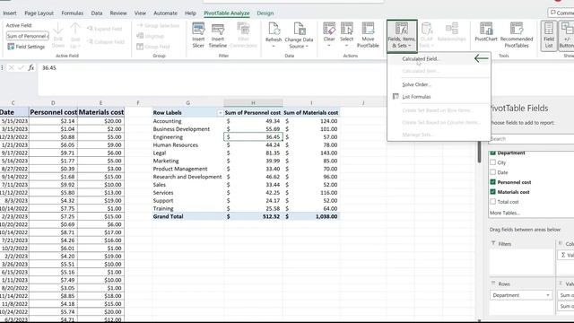Excel Pivot Table: How To Remove A Calculated Field смотреть онлайн