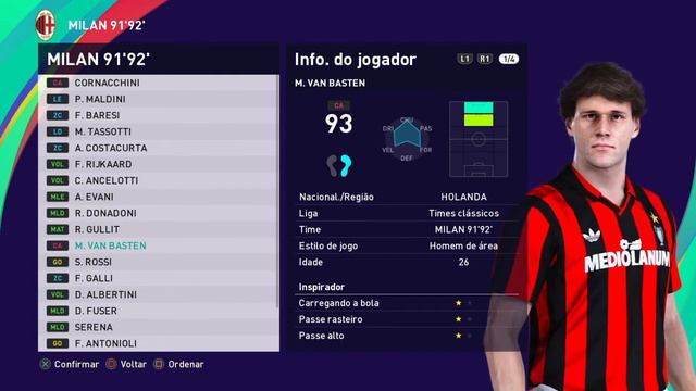 eFootball PES 2021 MILAN 1991-1992 Classic Teams - Ps4/Ps5 смотреть онлайн