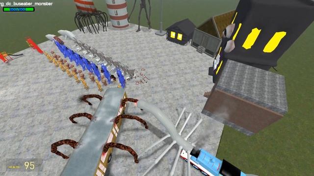 EVERYTHING TURNED INTO MONSTERS! - LIGHTHOUSE, HEAD HOUSE, CHOO CHOO CHARLES, TRIPOD, BUS EATER !!! смотреть онлайн