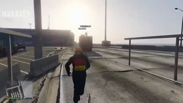 GTA 5 Смешные моменты перевод #123   Лысый свинтус и брейк данс VanossGaming