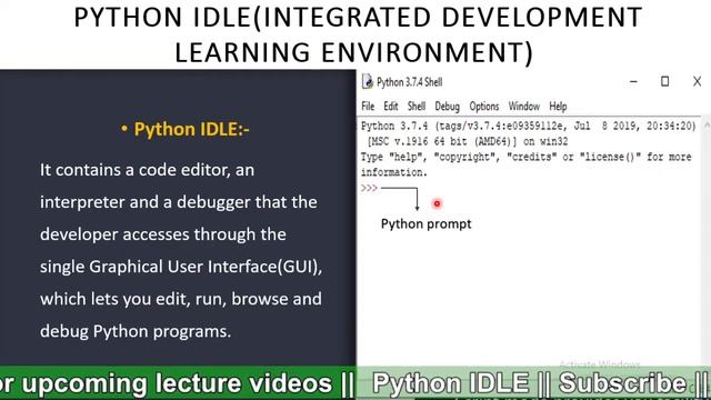 Python IDLE(Integrated Development Learning Environment) || Full Explanation || смотреть онлайн