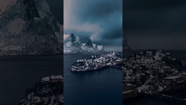 Небольшой городок в Норвегии #природа #путешествия #туризм #красота #отдых #отпуск #горы #врек смотреть онлайн