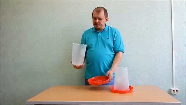 Кормушка бункерная. Объем 3 литра (Видео обзор) смотреть онлайн