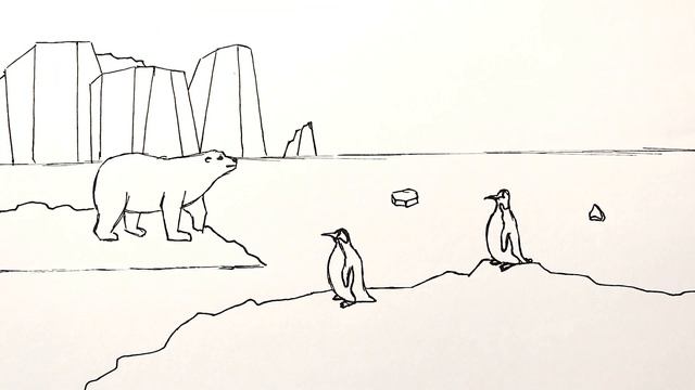 Как нарисовать Арктику смотреть онлайн