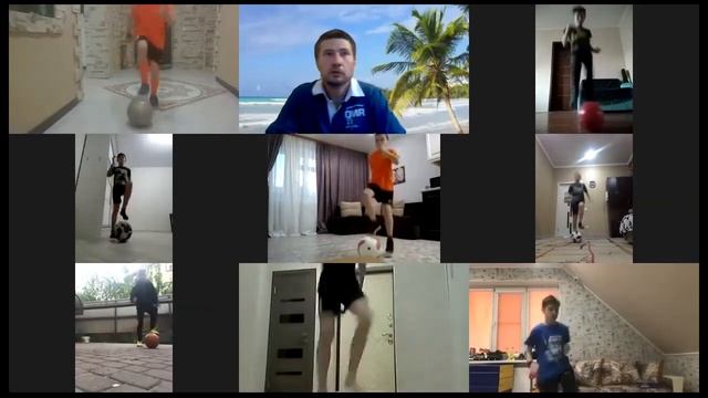 Онлайн тренировка по футболу. Тренер-преподаватель Будко П. А. смотреть онлайн