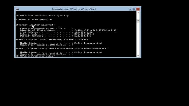 Windows Server 2012 - Initial setup of server core using Powershell смотреть онлайн