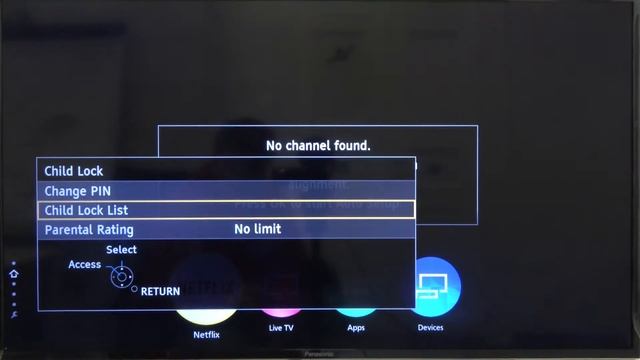 How to Change PIN Code on PANASONIC TV TX-40FS500 40-inch Smart TV - Set Child Lock on Panasonic смотреть онлайн
