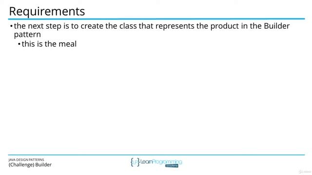 The Java Design Patterns Course--4 Challenge Builder смотреть онлайн
