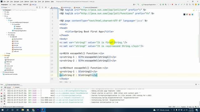 JSP Standard Tag Library - Function Libraries I смотреть онлайн