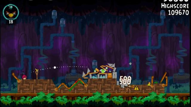 Angry Birds Short Fuse 25-3 - Прохождение на 3 Звезды - 3 Star Walkthrough смотреть онлайн