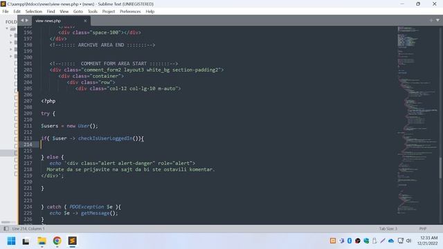 Part 15 - Installing disqus comment system - News portal website - OOP PHP PDO - 4K смотреть онлайн