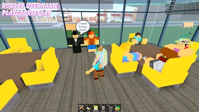 Working At McDonalds Fast Food Restaurant - Cookie Swirl C Roblox Game Video смотреть онлайн
