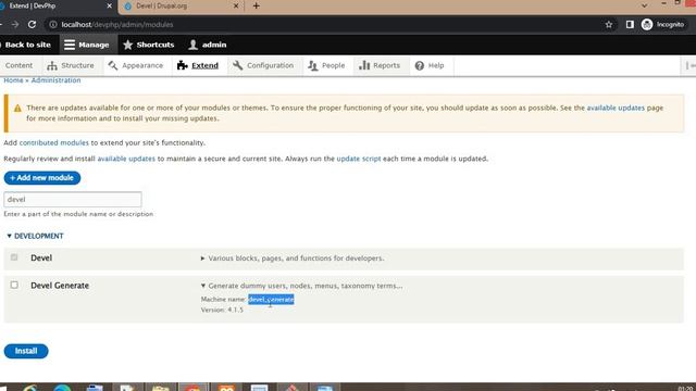 Generate content using devel module in Drupal | Drupal 8, Drupal 9 смотреть онлайн